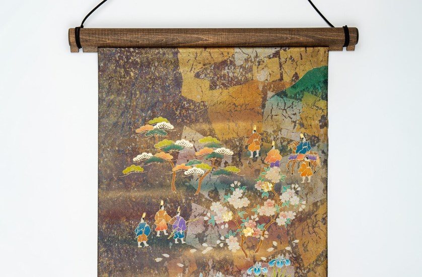 The Imperial Season, Heian Grand Hunt in Brown and Gold